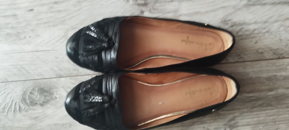 Baleriny Macieja ze skóry r 39