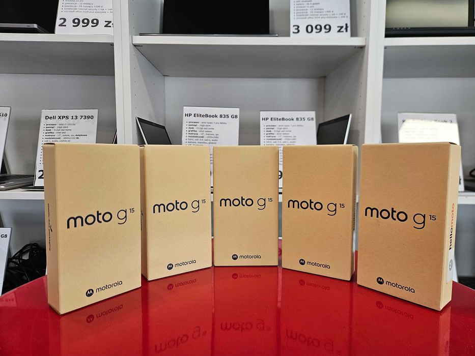 Nowy DualSim Motorola Moto G15 128GB 6,72" Android Gwarancja 2 Lata Faktura VAT 23%