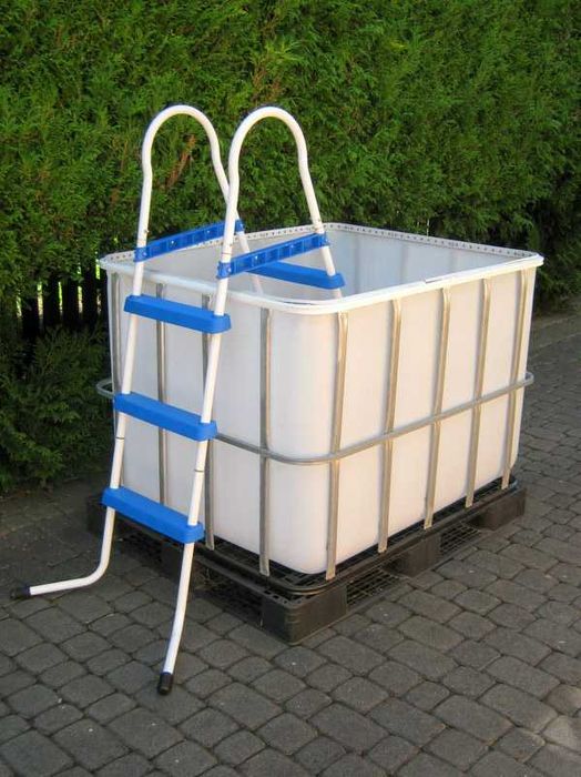 Mauzer do kąpieli lub morsowania + drabinka