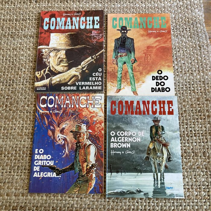 Coleção Comanche  8 Volumes  2 Revistas  Bertrand Distri Vechi  Hermann & Greg