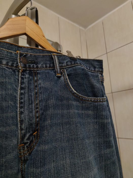 Spodnie jeansowe XL jeansy Levi's Strauss niebieskie szare błękitne 55