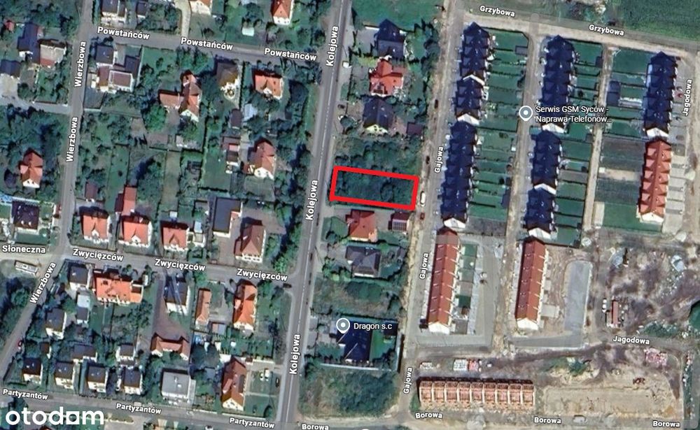 Działka 901m² | Syców | ul. Kolejowa