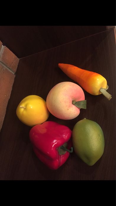 Продам дешево новые декоративные овощи и фрукты