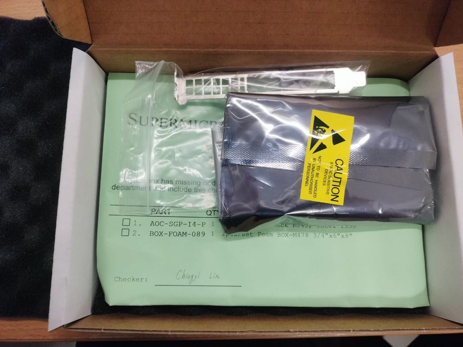 Karta siesiowa 4x1Gb/s Supermicro AOC-SGP-I4