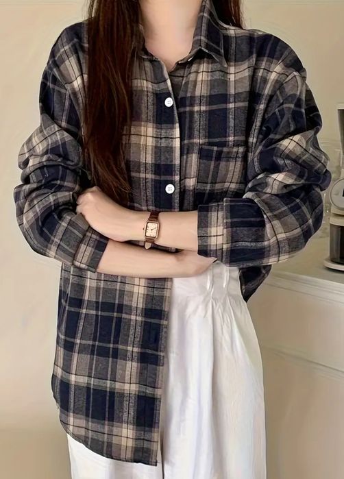 Сорочка жіноча в клітинку