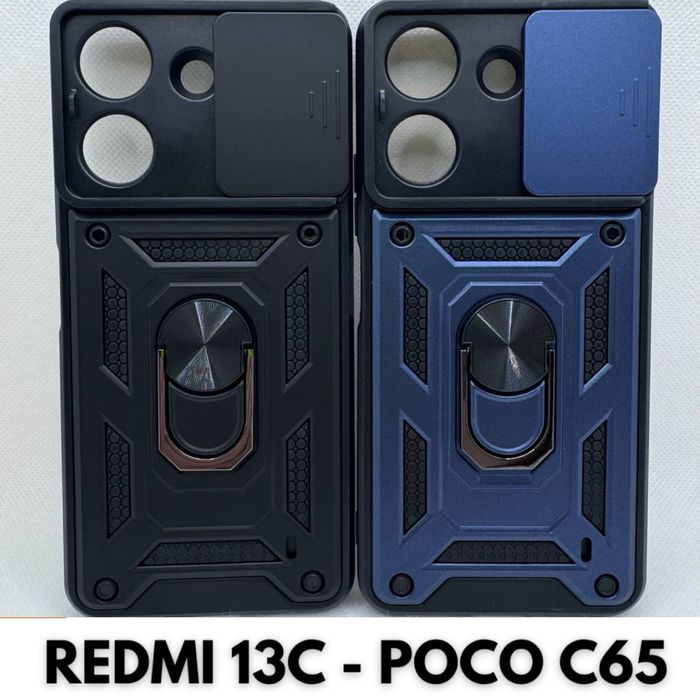 Протиударний чохол Camera Ring для Xiaomi Redmi 13C Poco C65 Редмі 13