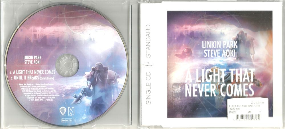 LINKIN PARK X STEVE AOKI - A Light That Never Comes CD [GER]