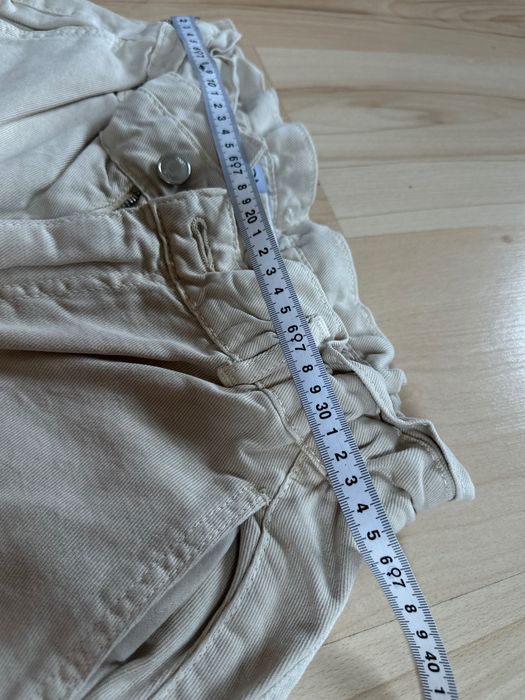 ZARA jeansy mom fit z gumką w talii