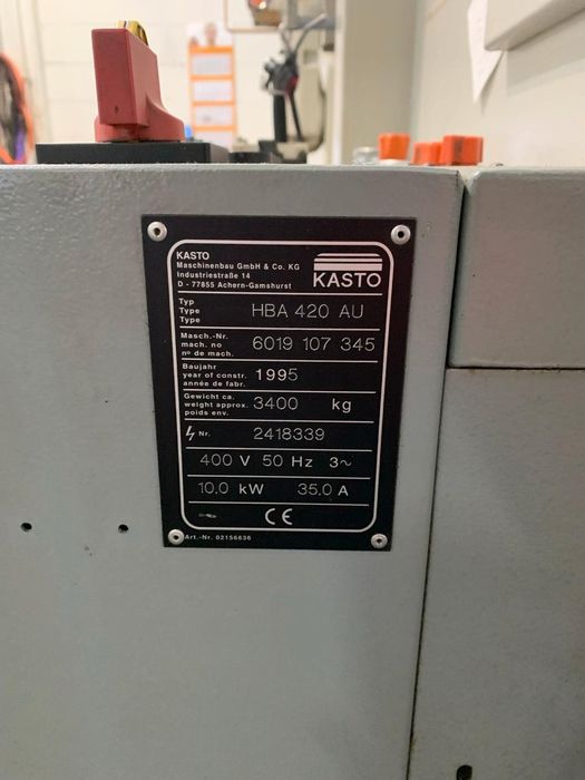 KASTO HBA 420 AU automat stan perfekcyjny !!!