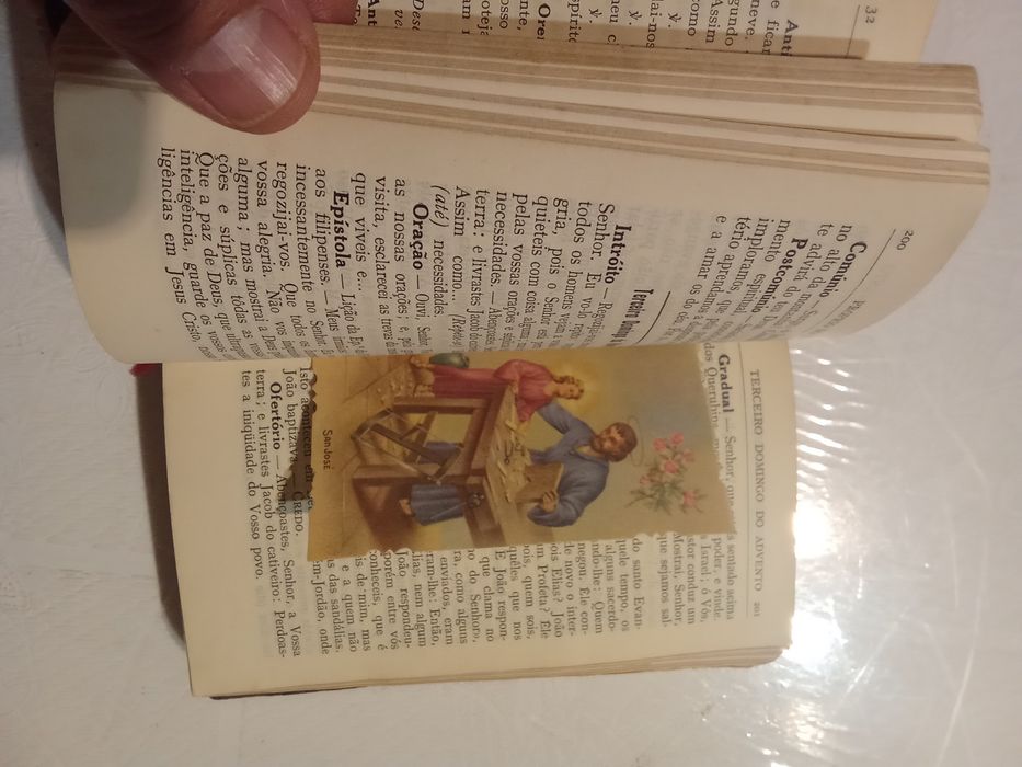 Missal romano quotidiano, com pagelas