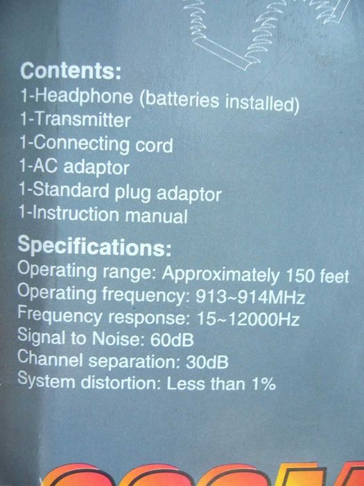 Słuchawki bezprzewodowe Aiwa HP-WR601