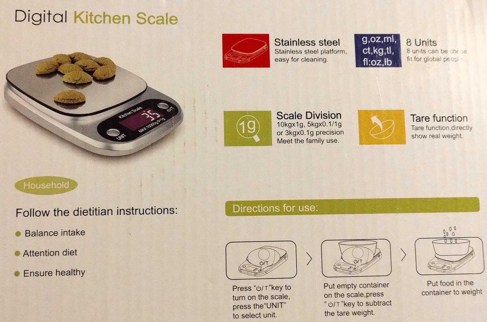 Balanca Cozinha Electrónica Digital Nova