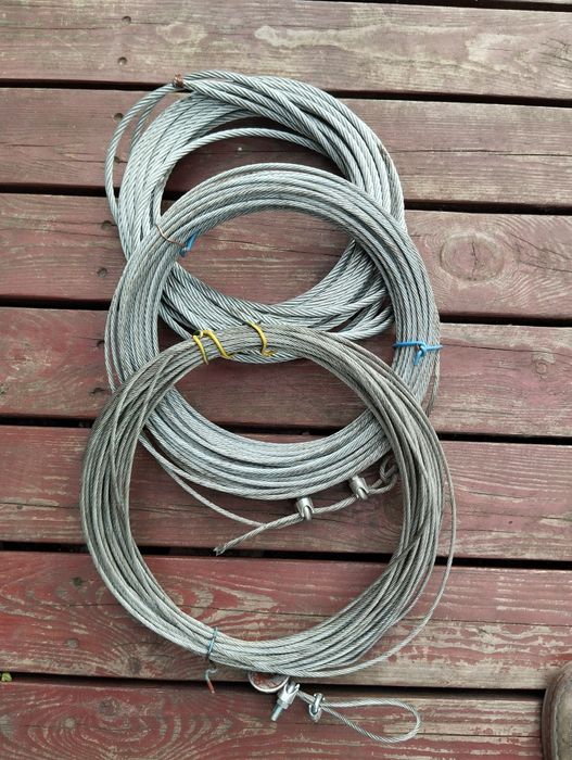 Sprzedam lina stalowa miękka średnica 6mm