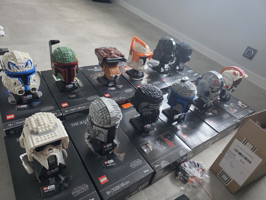 star wars  hełmy 12 szt