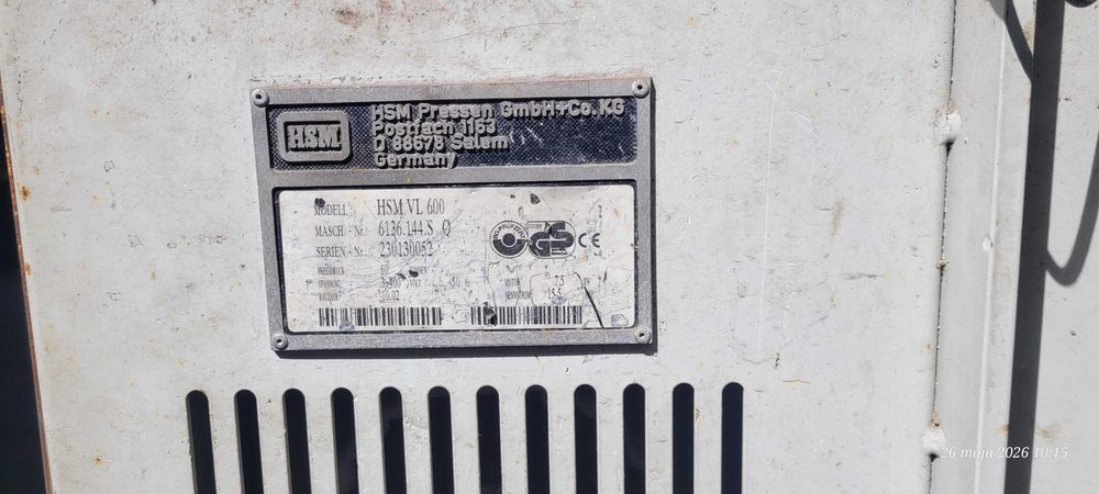 Belownica HSM 600 VL