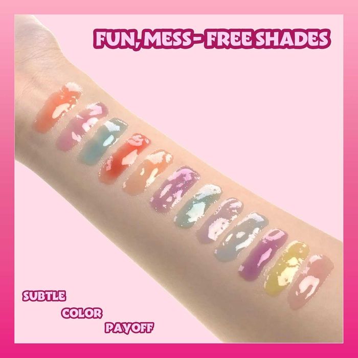 Набір Блисків для губ Barbie Plant Based Lip Gloss 12 шт на рослинній основі