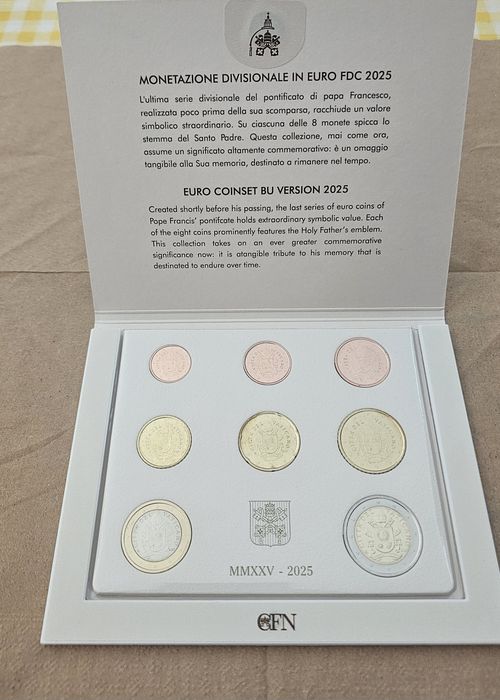 Moedas serie divisionale 2025