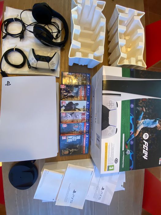 PlayStation 5 Versão CD c/caixa original e todas as proteções