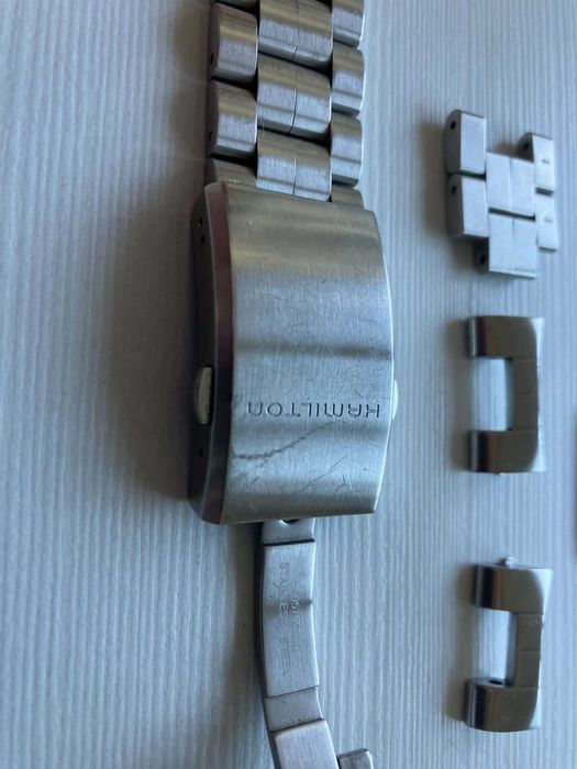 Bransoleta stalowa Hamilton Khaki 22mm H605705110