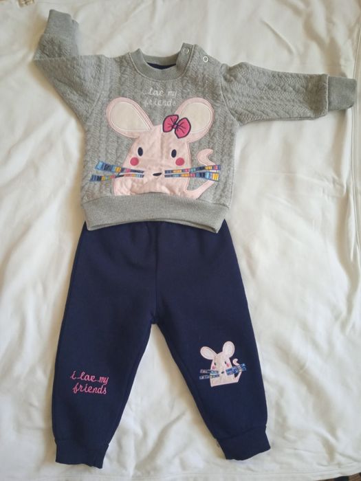 Теплий костюм на дівчинку