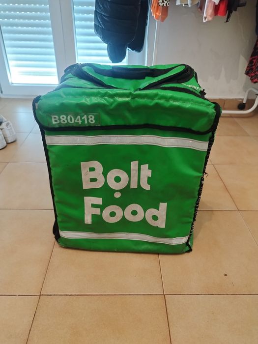 Vendo mala Bolt food como nova