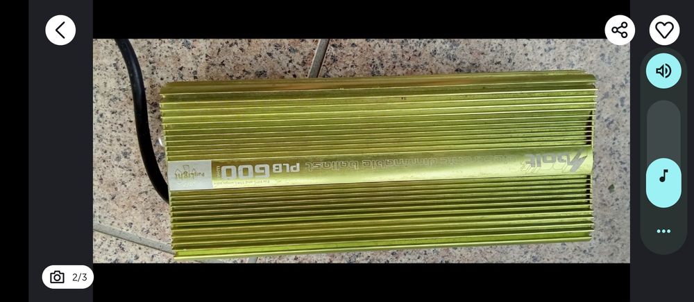 Balastro 600w agrolite