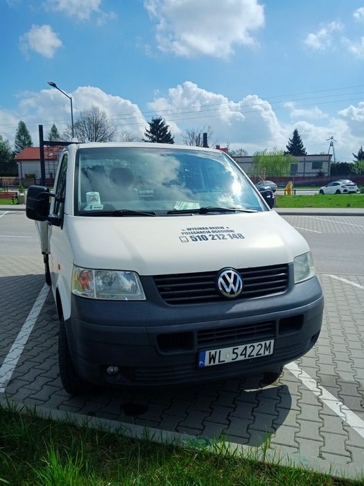 Volkswagen Transporter T5 1.9 TDI. KLIMA Skrzyniowy. Pickup