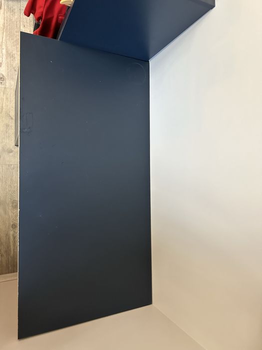 Biurko ikea linnmon alex granatowe