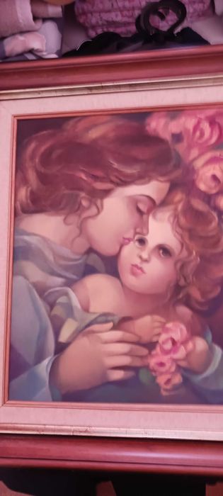 Quadro antigo Maria Alcina64738562203907120