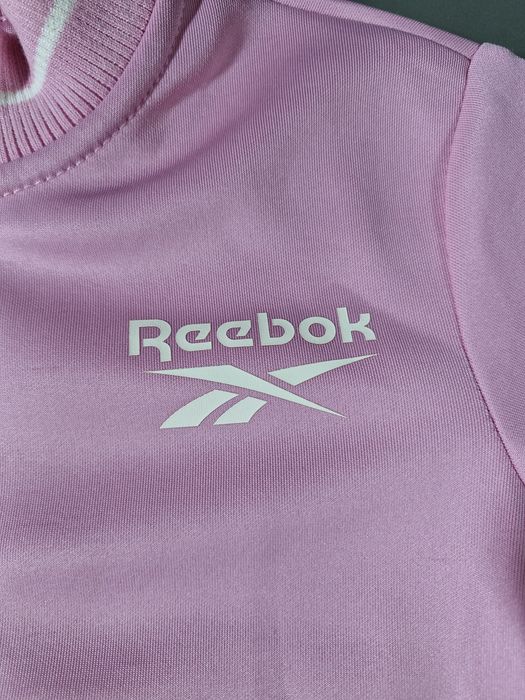 Reebok Różowa Rozpinana Bluza Dziewczęca Rozmiar 92