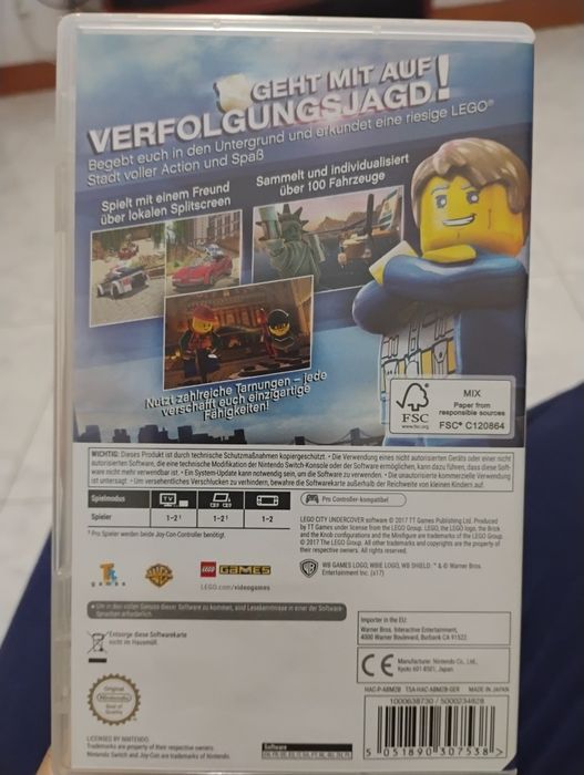 Jogo Nintendo Switch LEGO CITY UNDERCOVER