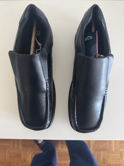 Sapatos pele Kangol NOVOS!