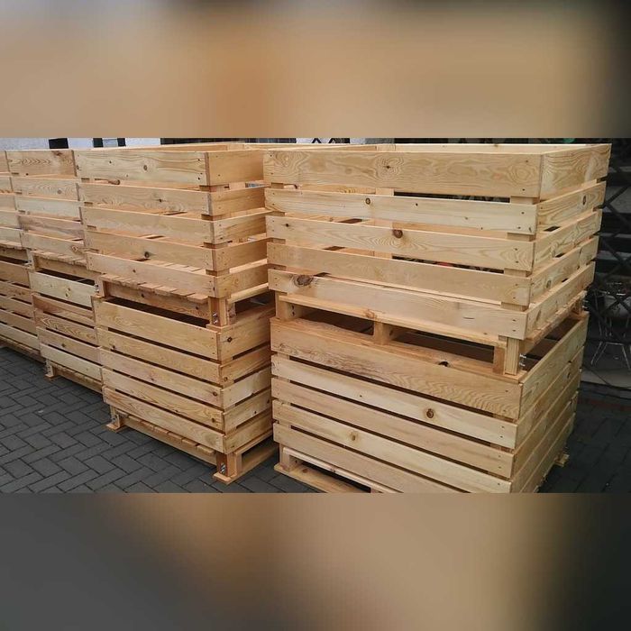 Skrzynio platy z drewna 80x120