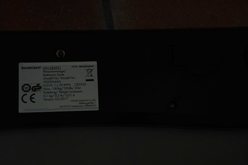 Balança digital Silvercrest