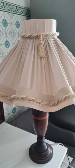 Candeeiro Abajour Tecido