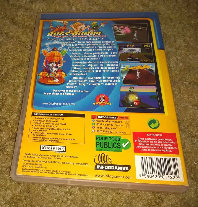 Bugs Bunny Voyage A Travels Le Temps / PC / ANG DST-/