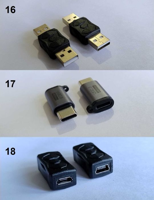 Перехідник адаптер Micro-USB Mini-USB Type-C Lightning переходник USB
