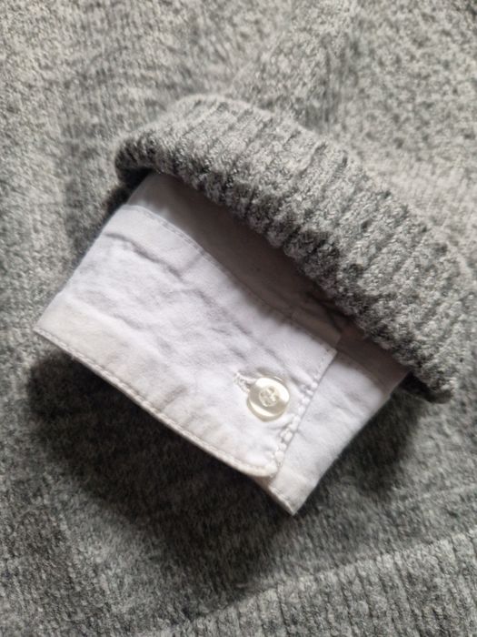 Szary sweter z golfem Reserved M