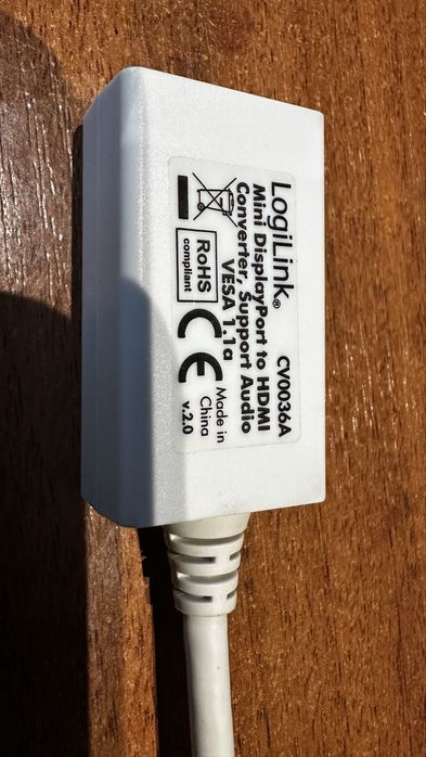 LogiLink przejsciowka DisplayPort do HDMI