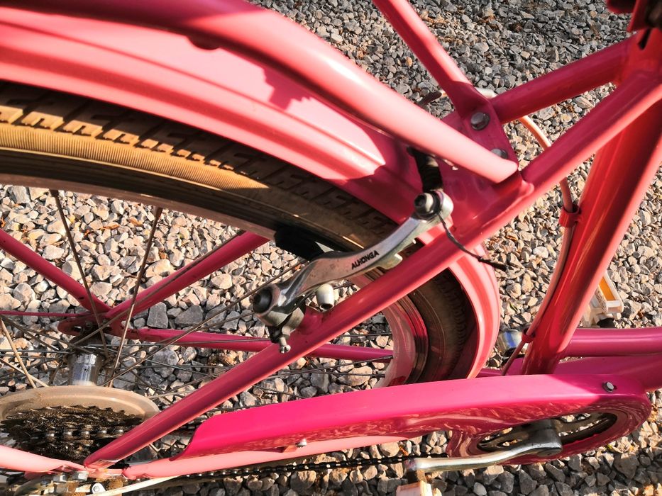 Rower Dallas City różowy damski damka