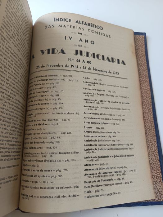 A vida judiciária (61-80)