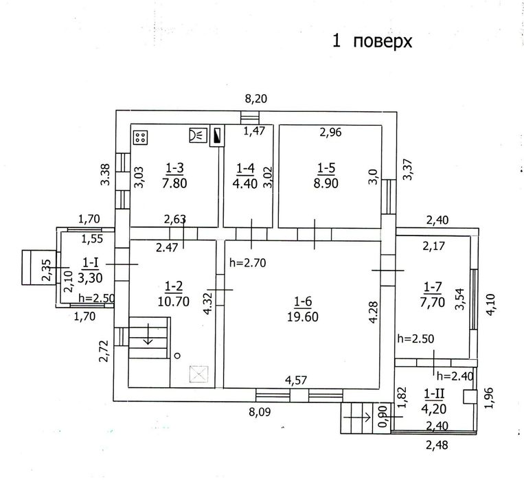 Продам будинок коло річки,в центрі міста