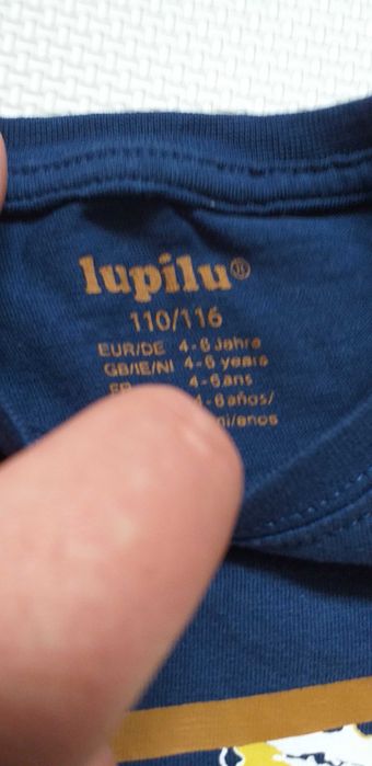 Komplet zestaw t-shirt spodnie dresowe moro Next 110-116