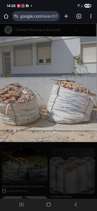 Entulho limpeza terrenos