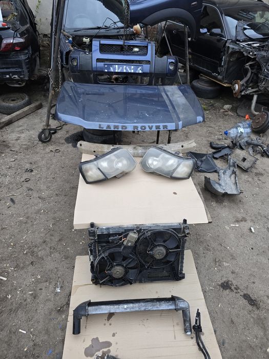Бампер передний Land Rover Freelander 1 рестайлинг 2003 - 2006 Ленд Ровер Фрілендер 2004 год передній в сборе