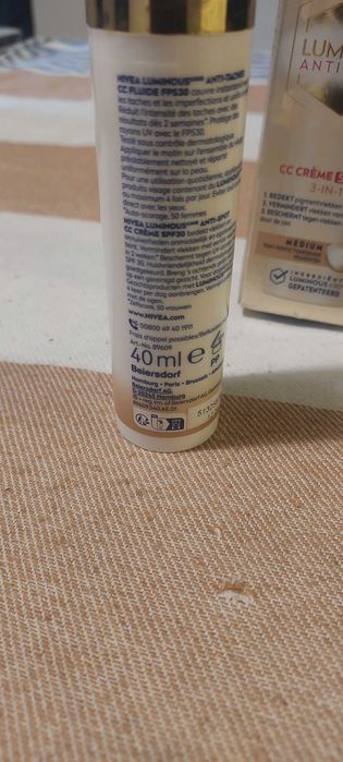 Nivea Luminous630 Antispot CC Fluid SPF30 - 02 Medium 40ML