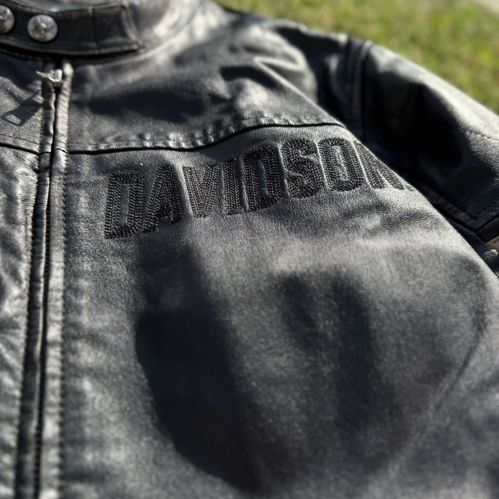 Кожаний бомбер harley davidson, vintage, archive, opium