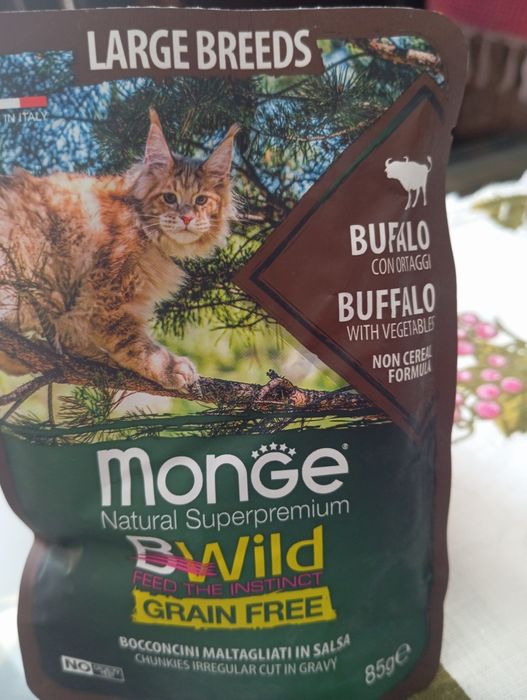 Корм для крупных кошек