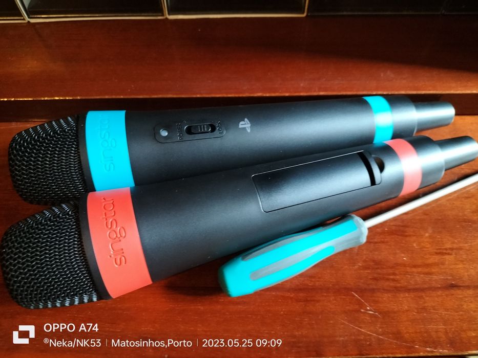 Karaoke Singstar com Microfones PlayStation 3 sem fios