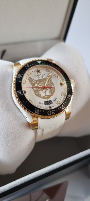 Relógio GUCCI DIVE novo verdadeiro/original/genuino